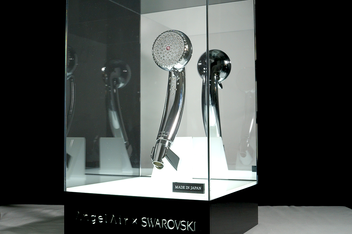 SWAROVSKI - Angel Air x SWAROVSKI  スワロフスキー シャワーヘッド TH-037-P Angel Airスワロフスキーマイクロバブルシャワーヘッド